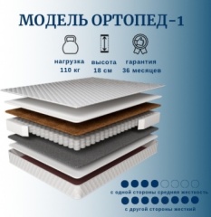 Матрас Sonel Ортопед-1, 160x200x18 см, чехол жаккард