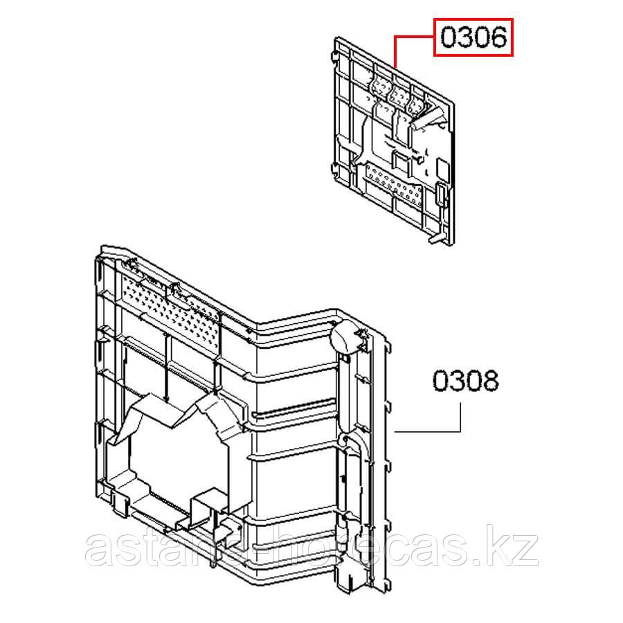 Дверца сервисная черная для TCC7.., TK7..Bosch, 00654252