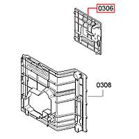 Дверца сервисная черная для TCC7.., TK7..Bosch, 006542524