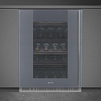 Двухзонный винный шкаф Smeg CVI138LS32