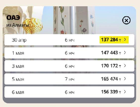 Туры из Алматы в ОАЭ