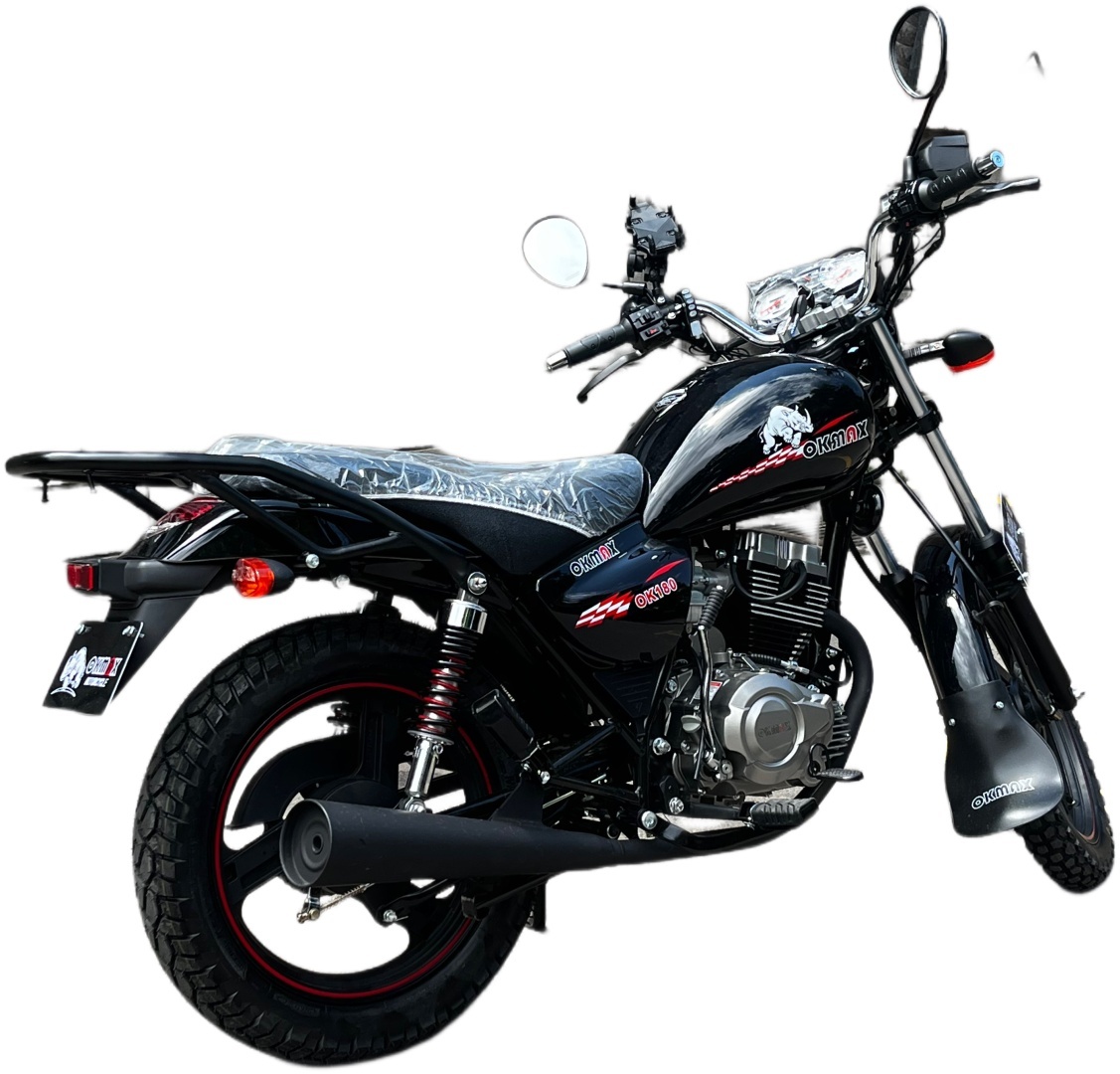 Мотоцикл BamX Okmax OK-180 черный, красный