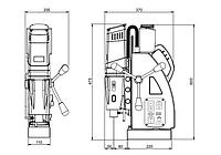 Магнитный сверлильный резьбонарезной станок Schifler (SWC 100 WT)1