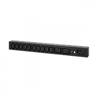 Блок силовых розеток CyberPower Basic, горизонтальный, неуправляемый, IEC 320 C13 х 10, IEC 60320 С19 х 2,