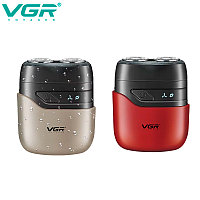 Электробритва для мужчин беспроводная VGR V-345 red2