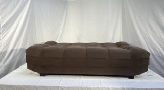 Divan.kz диван прямой прямой, обивка велюр, 80х190х75 см, коричневый1