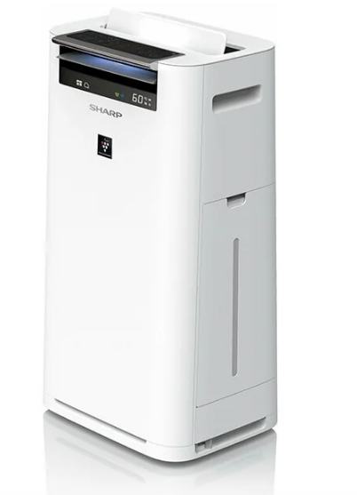 Климатический комплекс SHARP KCG51RW, Очистка, Увлажнение, Ионизация воздуха, белый