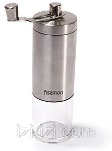 8250 FISSMAN Кофемолка ручная 18 см (стальной корпус с керамическим механизмом)