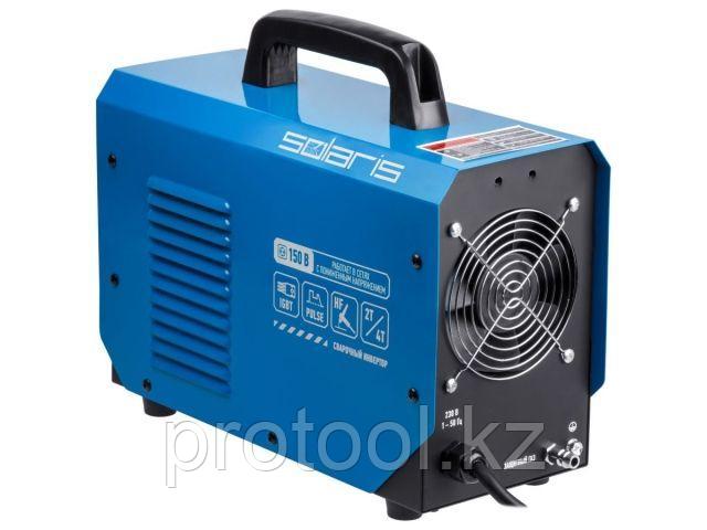Инверторный аппарат аргонодуговой сварки SOLARIS TIG-200P (DC TIG; HF; Pulse; MMA; 180 A; 150 В-240 В)