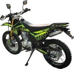 Мотоцикл Almotor AL250-06 черный, зеленый3