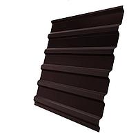 Профнастил С20 Железный Форт Satin 0,5 мм RAL 8017 шоколадно-коричневый