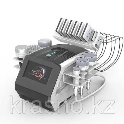 Аппарат 6в1 кавитация РФ лазерный липолиз 3Д Multi Black