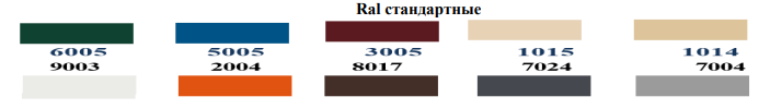 Панель кровельная трехслойная с утеплителем пенополистирол М25, 100 см