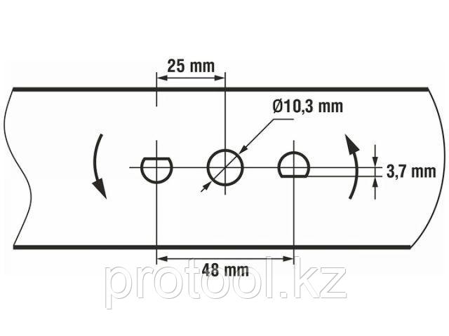 Нож для газонокосилки 42 см ECO (в блистере; для LG-434) (ECO) (LG-X2005)