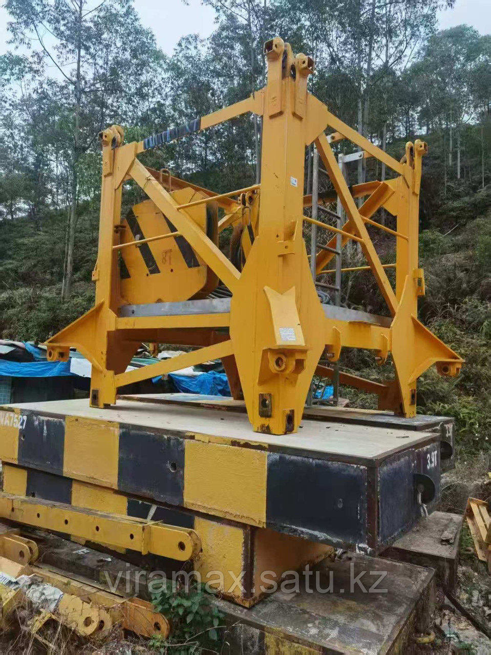 Башенный кран, свободностоящий б/у башенный кран zoomlion, 16 тонн
