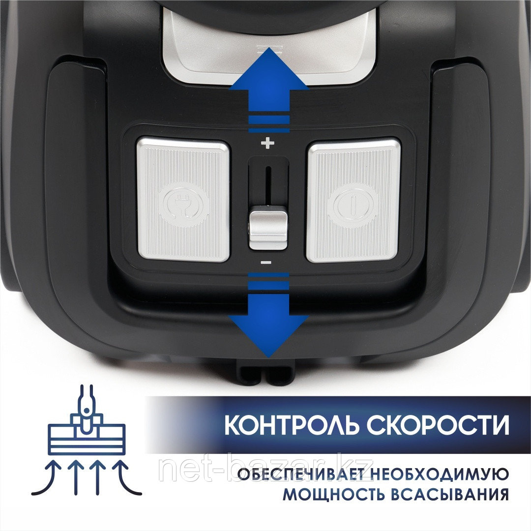 Пылесос HIMMEL VC-0324, 2400Вт, черный
