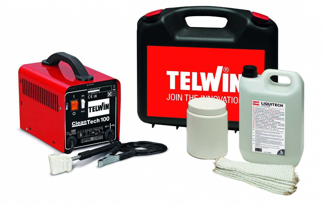 Аппарат для очистки сварных швов TELWIN CLEANTECH 100 230V + KIT