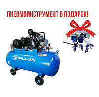 Компрессор воздушный 3065-200 380V/4.0HP + подарок Набор пневмоинструмента Sillan