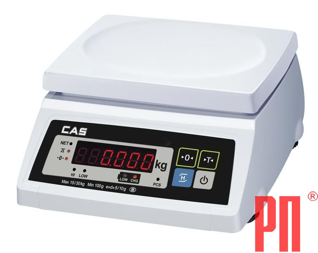 Весы порционные электронные CAS SWII-20W