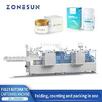ZONESUN ZS-ZHJ301 АВТОМАТИЧЕСКАЯ УПАКОВОЧНАЯ МАШИНА ДЛЯ ЗАПАЙКИ КАРТОННЫХ КОРОБОК