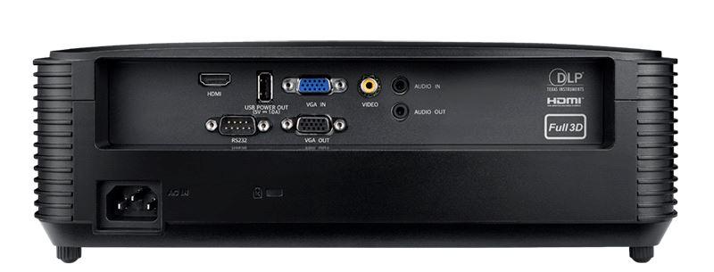 Optoma H190X Проектор домашний DLP, WXGA (1280x800), 3900Lm, 30000:1, HDMI, VGA, Композитное видео