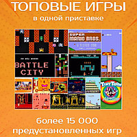 Портативная игровая приставка с джойстиком черная1