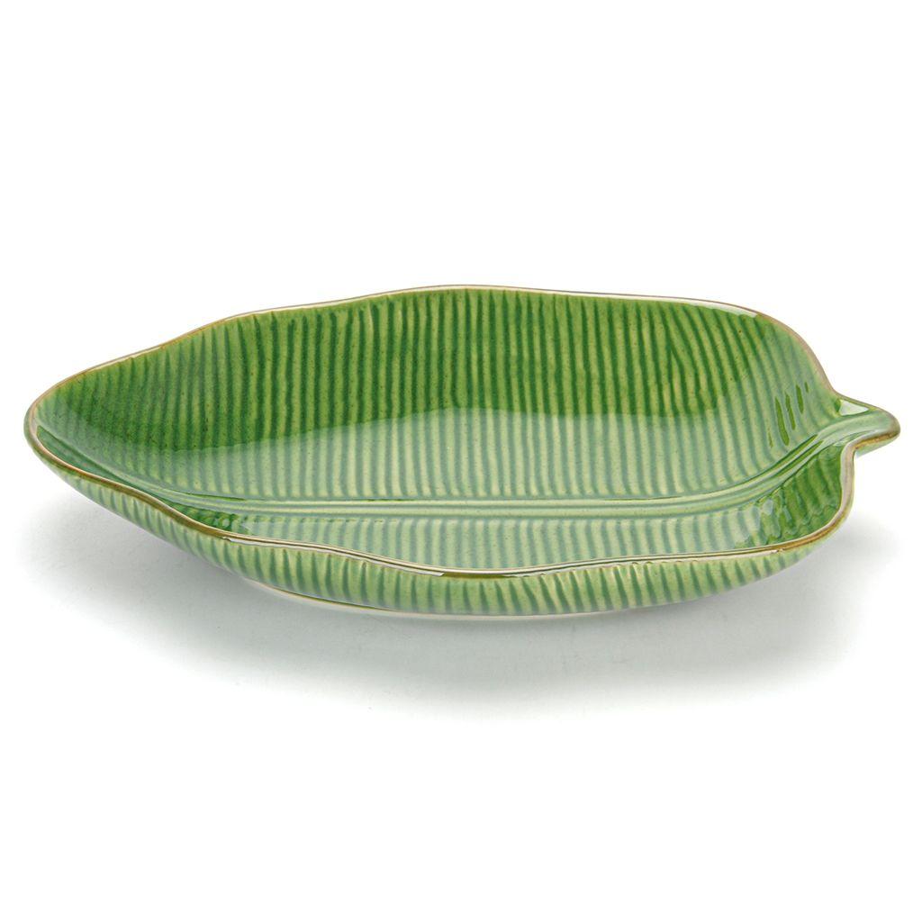 Fissman Блюдо GREEN 32,5х22,5х5см (керамика)
