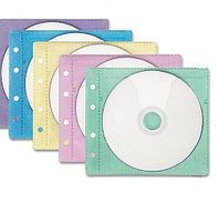 Конверт для 2 CD дисков с перфорацией, 5 цветов,