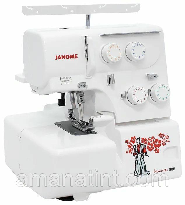 Швейный оверлок Janome Samurai 888