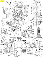 Набор шестеренок моторедуктора V2 20000900 Saeco1