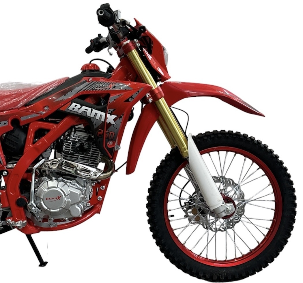 Мотоцикл BamX BX250-X77 красный, черный