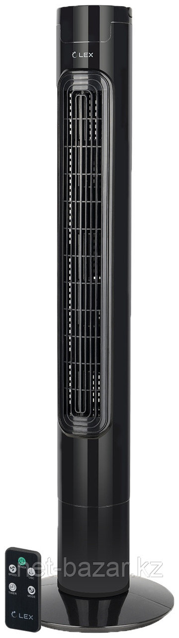LEX LXFC 8367 38 вентилятор-колонна, ПДУ, черный