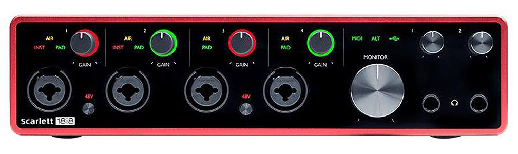 Внешняя USB звуковая карта Focusrite Scarlett 18i8 3Gen