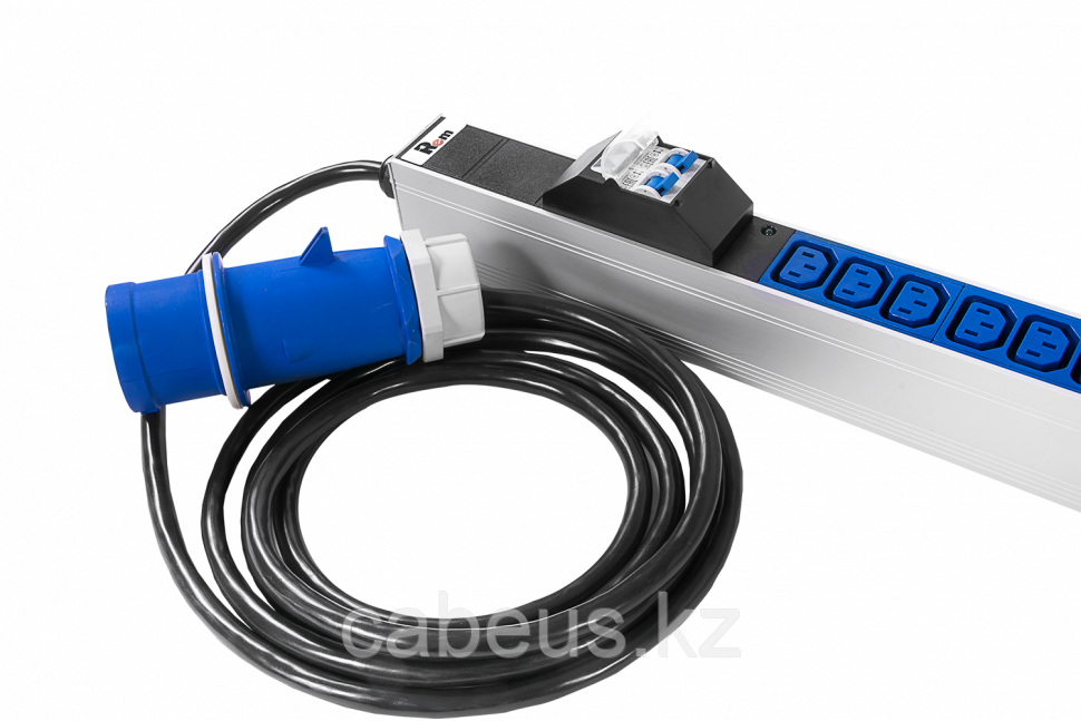 Блок силовых розеток Rem Rem-MC, IEC 60309 C13 х 36, IEC 60320 С19 х 6, вход IEC 320 309 3PN, шнур 3 м,