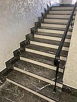 Каменная лестница из мрамора, гранита. Ступени, балясины6