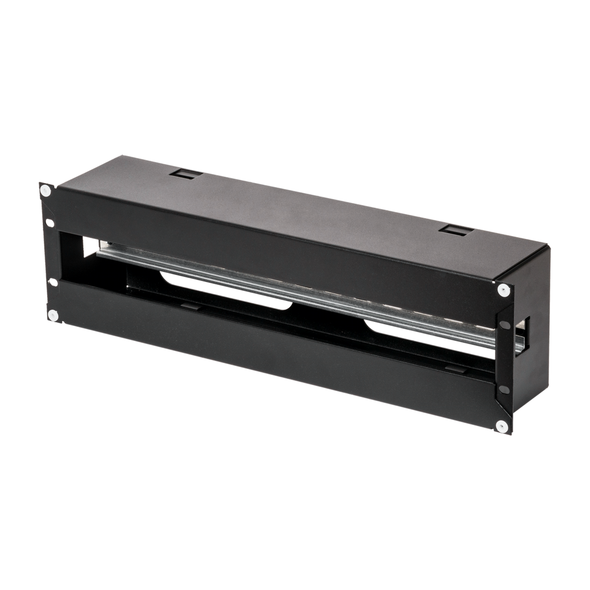 Панель 19" с DIN-рейкой, 3U, BK