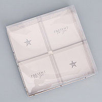 Коробка кондитерская для муссовых пирожных «Present for you», 17.8 х 17.8 х 6.5 см1