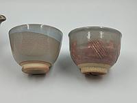 Чайник с ручкой, чашки, японская керамика5