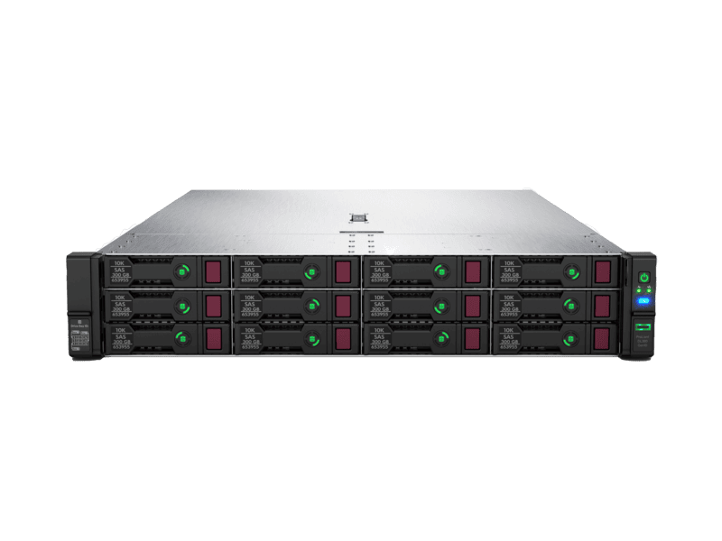 Сервер HPE ProLiant DL380 Gen10 4214 2.2GHz 12-core 1P 16GB-R P816i-a 12LFF 800W PS Server, P02468-B21