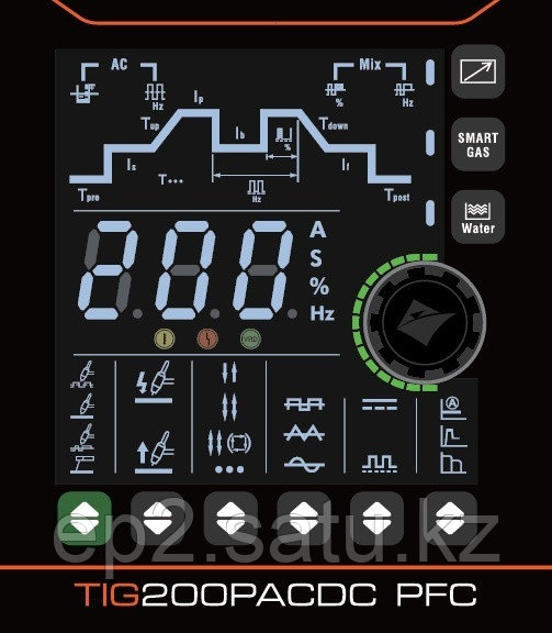 Cварочный инвертор Jasic TIG-200P AC/DC PFC (E2S22) EVO20 (TIG)