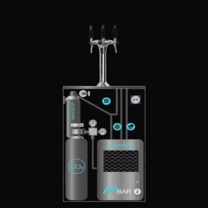 Сатуратор / аппарат газированной воды AVIBAR COMPACT / 250 (150) л/ч / без охлаждения
