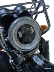 Мотоцикл Almotor ALR200 черный, золотистый5