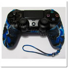 Силиконовый чехол для джойстика PS4 (Камуфляж)с ремешком