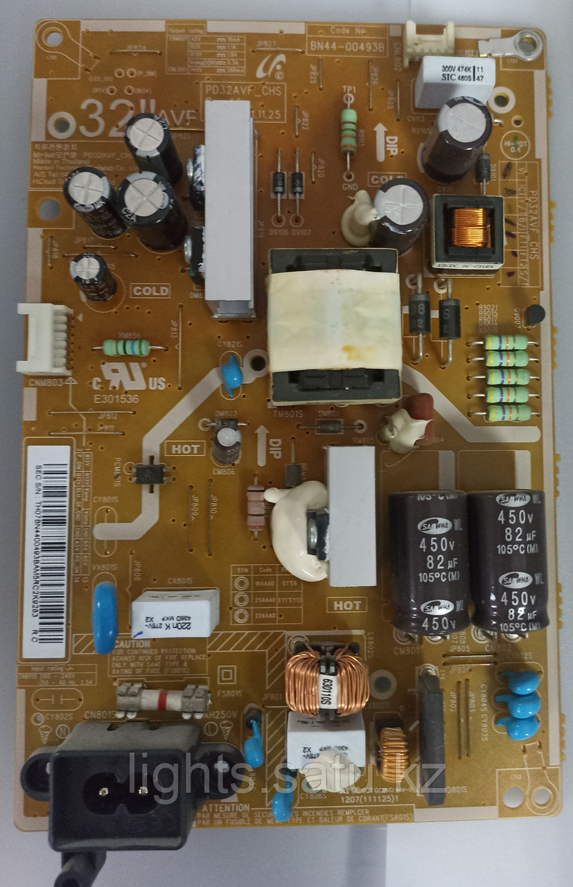 Блок питания BN44-00493B для ue32eh5030w, ue32eh5307k