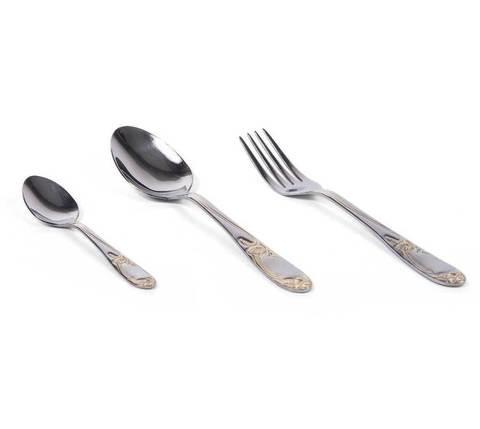 Набор столовых приборов на 8 персон на подставке MGFR Shell Cutlery Set {25 предметов}