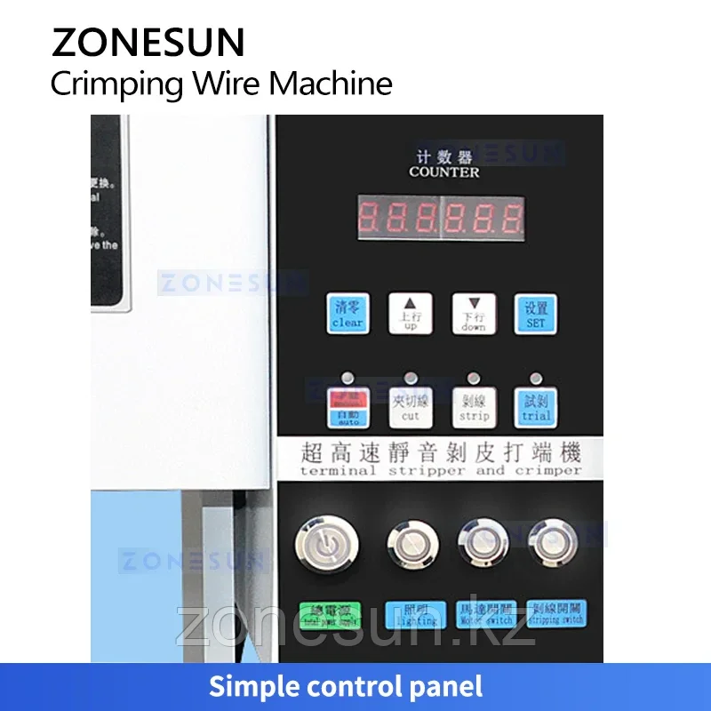 Полуавтоматический станок для обжима наконечников проводов ZONESUN ZS-YW1