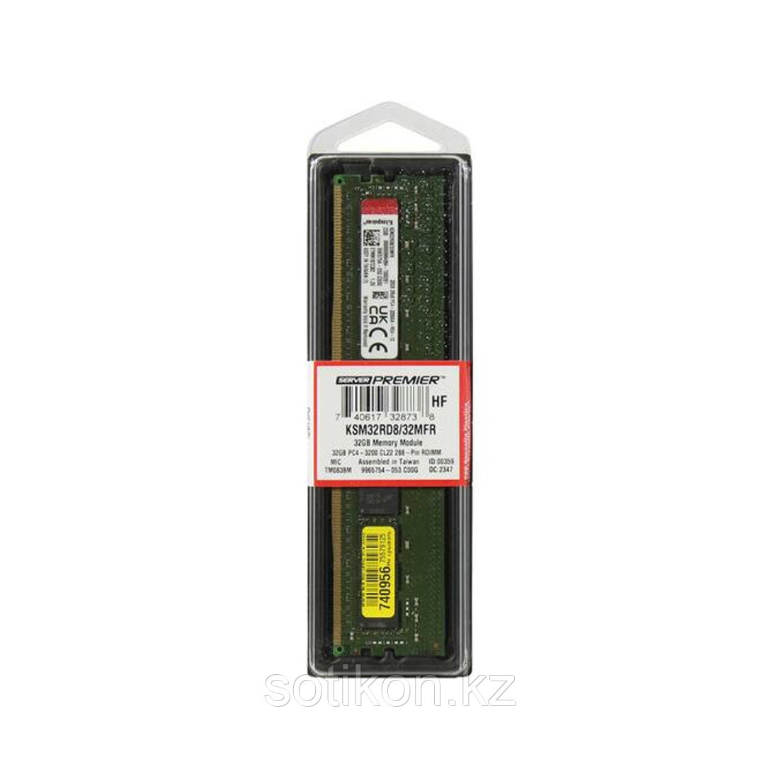Модуль памяти Kingston Server Premier KSM32RD8/32MFR DDR4 32GB ECC Reg