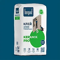 Клей для керамической плитки усиленный Bergauf Keramik Pro 25 кг