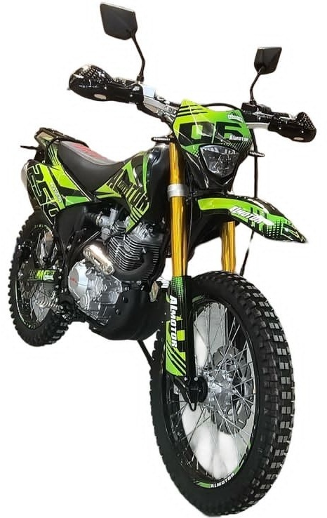 Мотоцикл Almotor AL250-06 черный, зеленый
