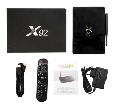 Android TV приставка с памятью 3GB/32GB, на базе 8-ми ядерного процессора Amlogic S912, Модель X92